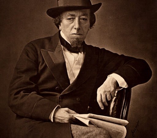 Portrait photographique de Benjamin Disraeli par Cornelius Jabez Hughes, 1878