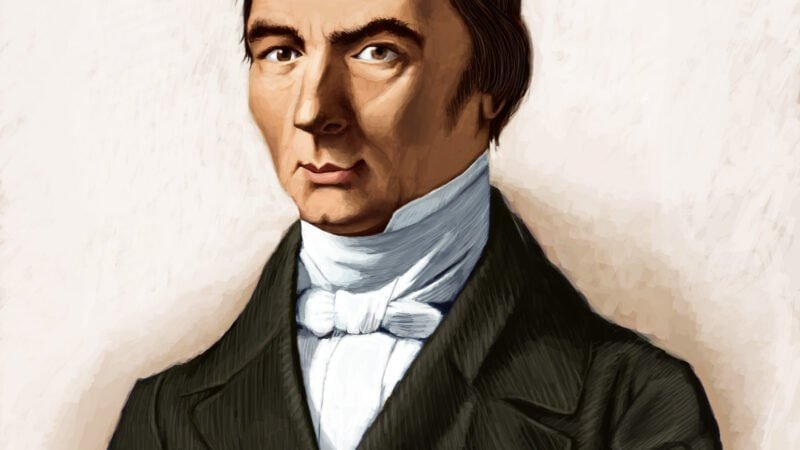 Portrait de Frédéric Bastiat, économiste libéral français du XIXe siècle