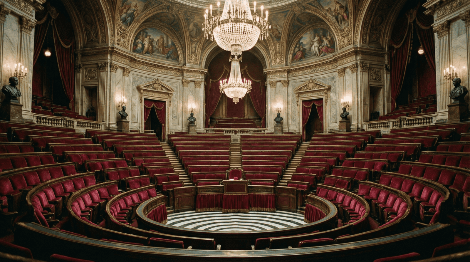 Hémicycle du Sénat français au Palais du Luxembourg