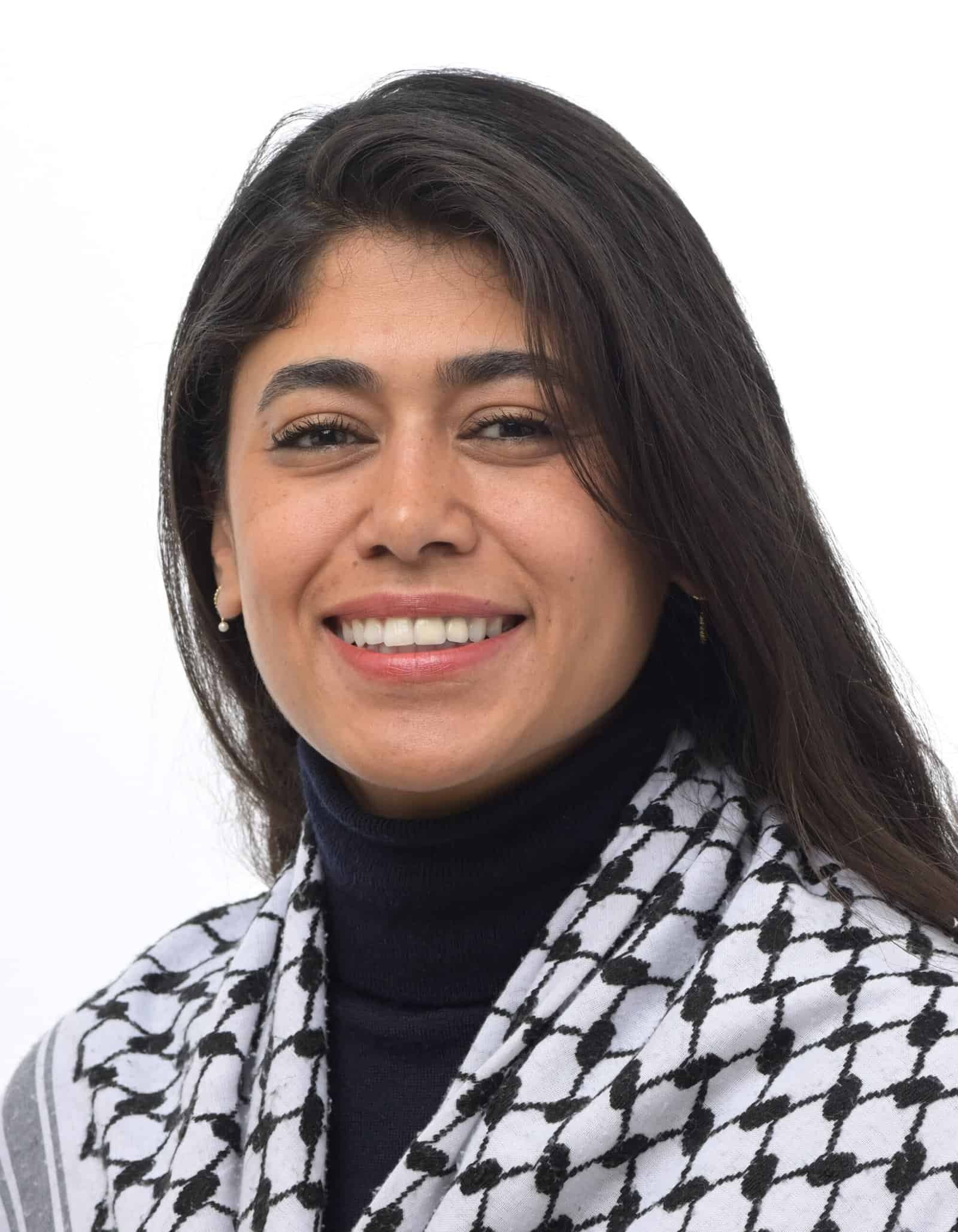 Portrait de Rima Hassan, eurodéputée LFI au Parlement européen
