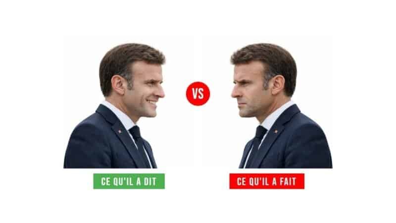 Confrontation Macron : promesses vs faits