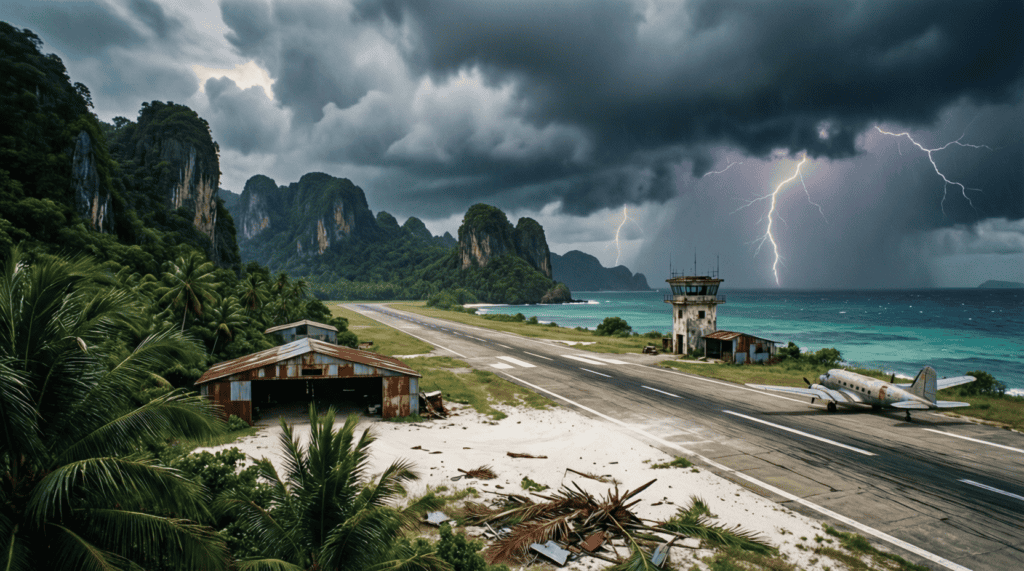 Base militaire de Diego Garcia dans l'océan Indien, symbole du recul stratégique occidental
