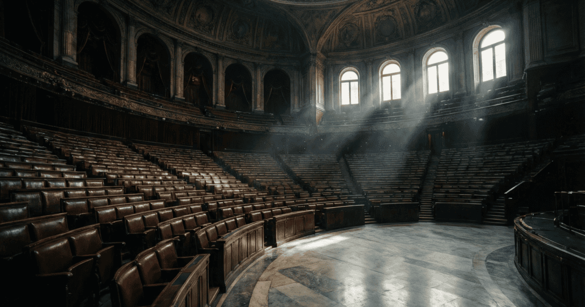 Hémicycle de l'Assemblée nationale vide, affaire Rima Hassan LFI mensonges