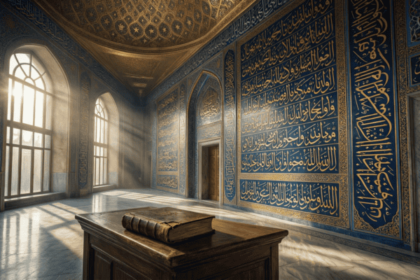 Salle d'audience islamique illustrant le mariage des mineures sous la sharia dans 11 pays