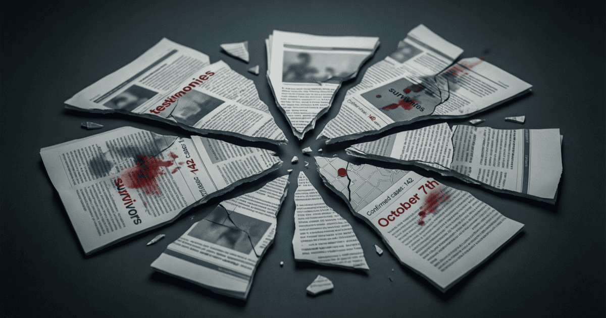 Mémorial aux victimes du 7 octobre 2023, symbole des violences sexuelles documentées par le rapport Silenced No More