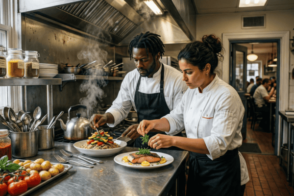 Cuisiniers immigrés en cuisine de restaurant, secteur marqué par la dépendance à l'immigration