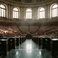 Hémicycle de l'Assemblée nationale, montée des extrêmes sous Macron