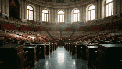 Hémicycle de l'Assemblée nationale, montée des extrêmes sous Macron
