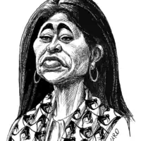 Rima Hassan, eurodéputée LFI, caricature éditoriale